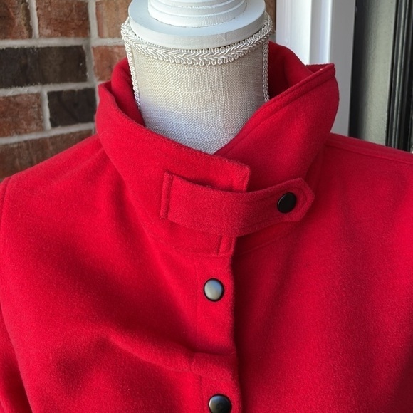 Katherine‎ Barclay Red A-line Coat - Picture 3 of 10